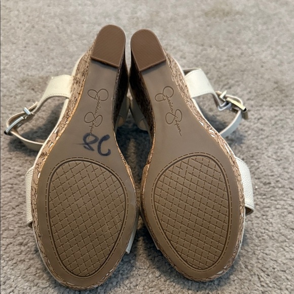 Jessica Simpson Beige Women's Sandals - Picture 6 of 11